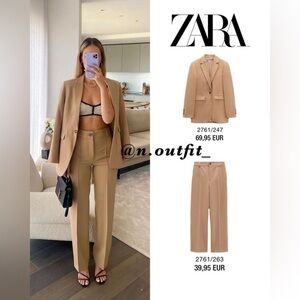 ZARA full length The Francois pants